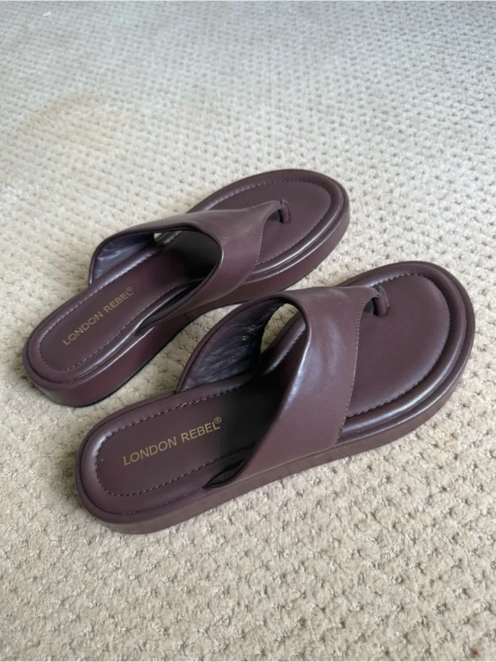 ASOS London Rebel Chocolate Sandals